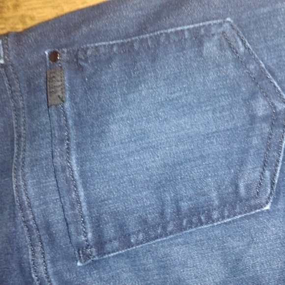 NWOT Dark Wash Cropped Wide Leg JEN 7 7 for All Mankind Collab Jeans 2 - Picture 7 of 7